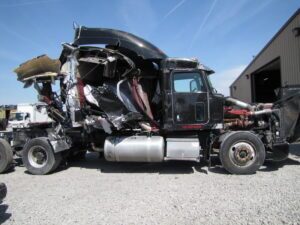 truck damaged after accident