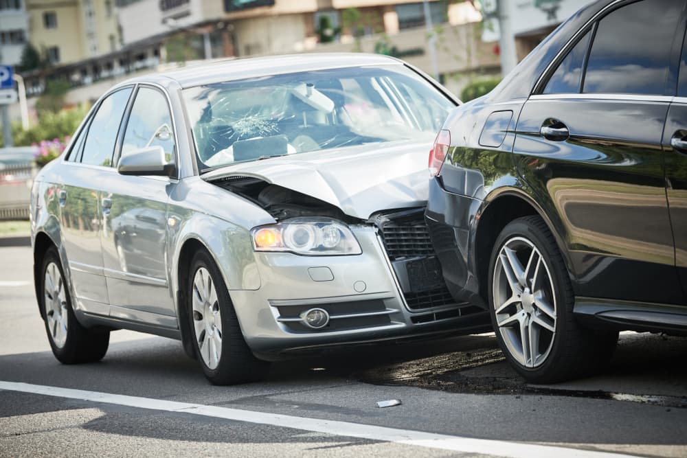 Unsafe lane change crash