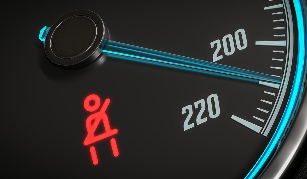 Seatbelt warning light