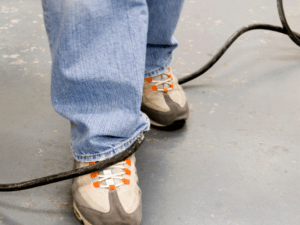 loose cable hazard